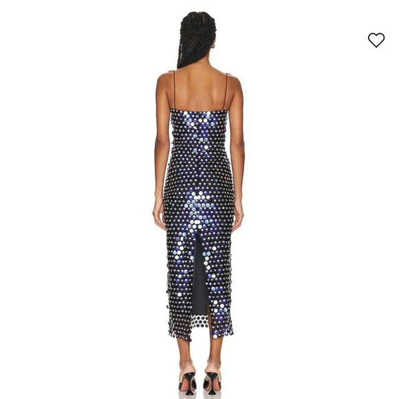 NWT New Arrivals by Ilkyaz Ozel Phoenix Sequin Maxi Gown Dress Paris Minuet - Picture 5 of 17